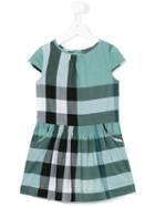Burberry Kids House Check Dress, Girl's, Size: 12 Yrs, Green