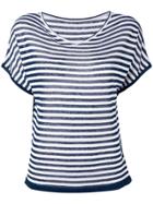 Zanone Striped T-shirt - Blue