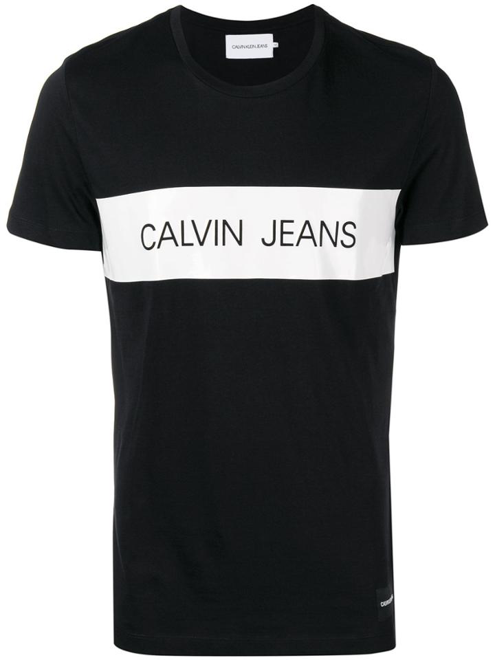 Calvin Klein Jeans Branded T-shirt - Black