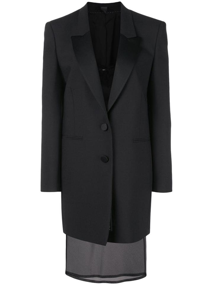 Neil Barrett Tuxedo Jacket Dress - Black