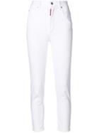 Dsquared2 High-waisted Twiggy Jeans - White