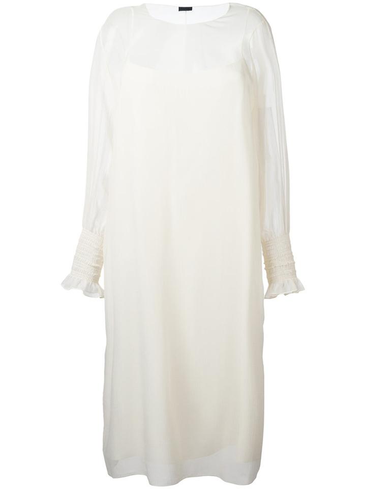 The Row Maver Dress, Women's, Size: Small, Nude/neutrals, Silk