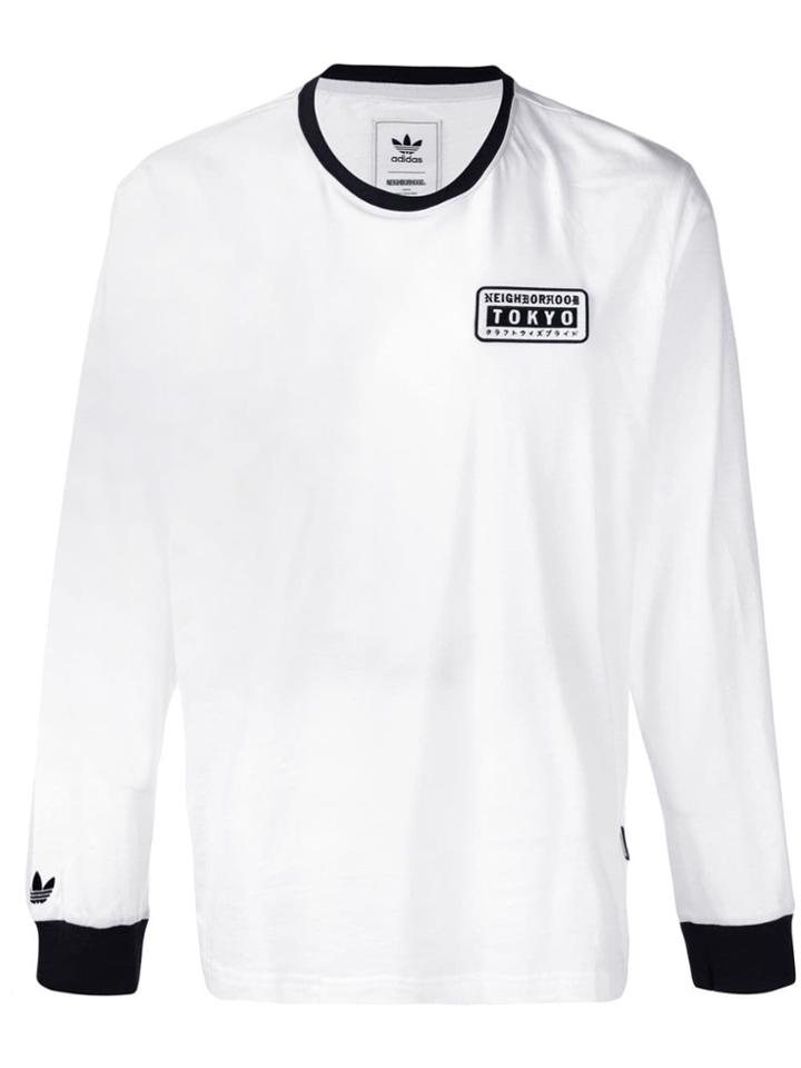 Neighborhood Contrasting T-shirt - White