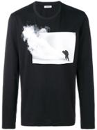 Dirk Bikkembergs Snowboard Print Sweatshirt - Black