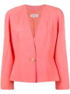 Christian Dior Vintage V-neck Blazer - Pink & Purple