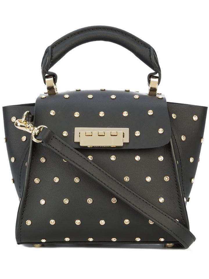 Zac Zac Posen Eartha Swarovski Crystal Mini Bag - Black