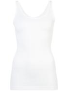 Vince Classic Fitted Tank Top - White