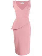 Le Petite Robe Di Chiara Boni Fitted Midi Dress - Pink