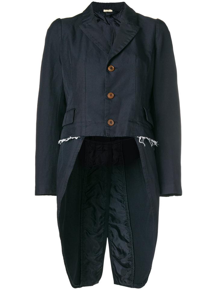 Comme Des Garçons Comme Des Garçons High Low Jacket - Blue
