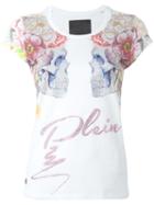 Philipp Plein Crosshill T-shirt, Women's, Size: Xs, White, Cotton