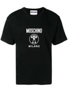 Moschino Logo Double Question T-shirt - Black