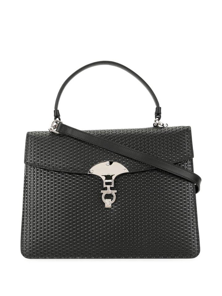 Salvatore Ferragamo Pre-owned Gancini 2way Handbag - Black