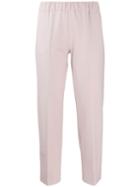 D.exterior Tapered Cropped Trousers - Pink