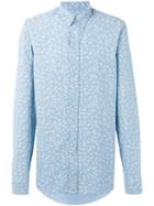 Kenzo - Printed Button-down Shirt - Men - Cotton - 41, Blue, Cotton