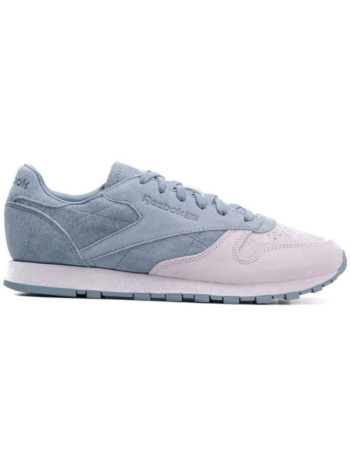 Reebok Colour Block Lace-up Sneakers - Blue