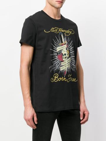 Ed Hardy Live Fast T-shirt - Black
