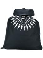 Neil Barrett Light Bolt Backpack - Black