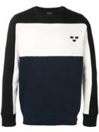 Ron Dorff Contrast Panel Sweatshirt - Blue