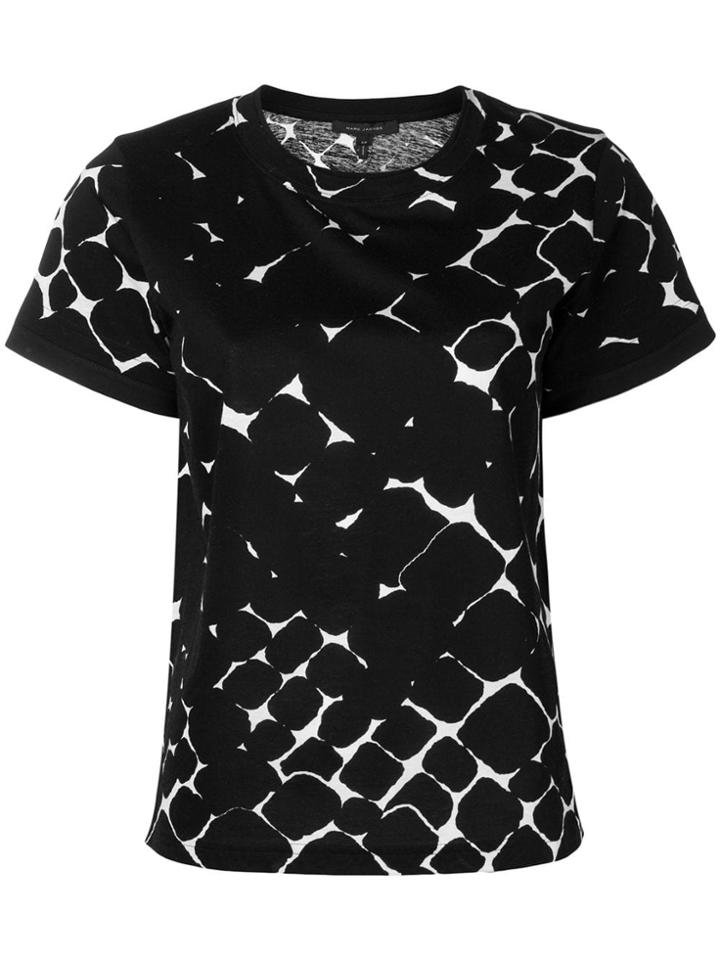 Marc Jacobs Chain-link Fence Print T-shirt - Black
