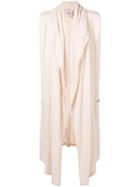 Chanel Pre-owned Sleeveless Elongated Jacket - Neutrals