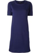A.p.c. Bell Sleeve Dress, Women's, Size: Xs, Blue, Cotton/spandex/elastane