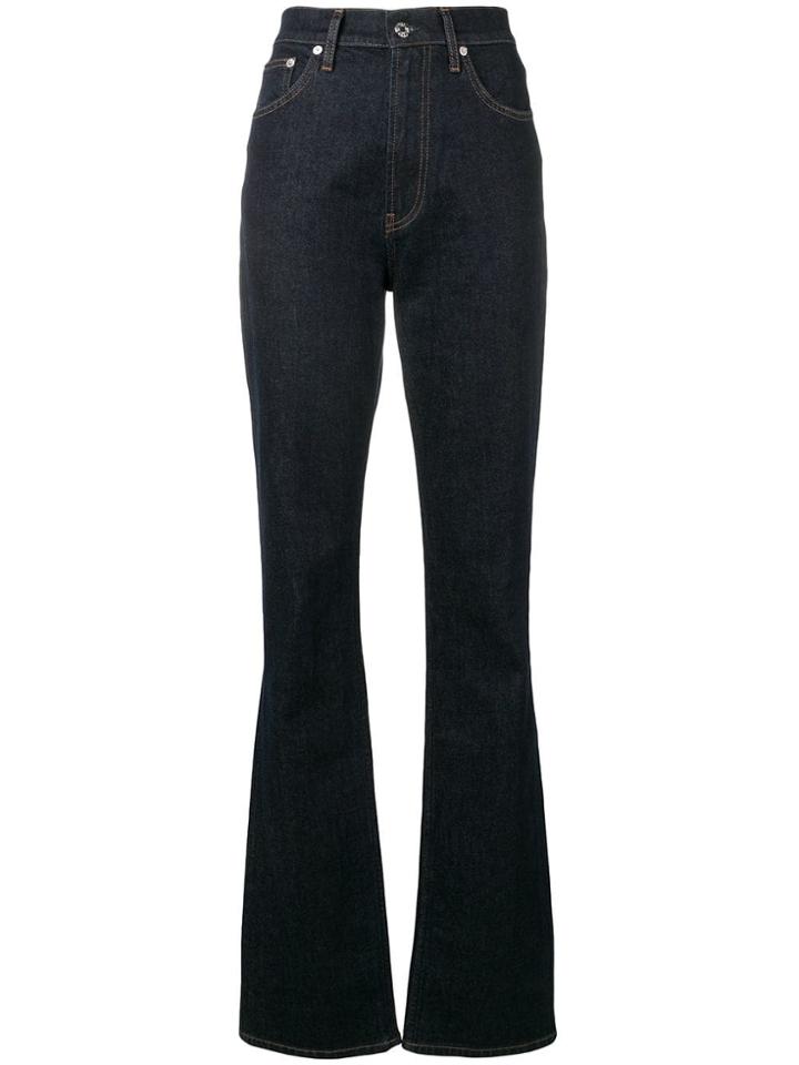 Helmut Lang Classic Bell-bottom Jeans - Blue