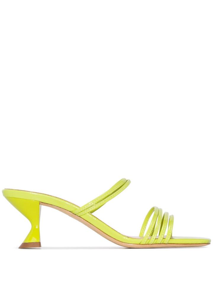 Kalda Green Simon 45 Leather Strappy Sandals
