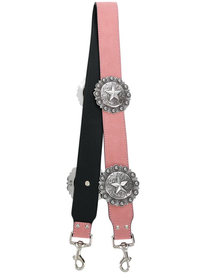 Kate Cate Regina Star Plaque Bag Strap - Pink & Purple