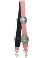 Kate Cate Regina Star Plaque Bag Strap - Pink & Purple