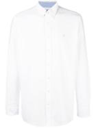 Hackett Logo Embroidered Shirt, Men's, Size: Xxxl, White, Cotton