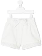 Lanvin Petite - Lace-up Shorts - Kids - Cotton - 12 Yrs, White