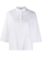 Peserico 3/4 Sleeve Shirt - White