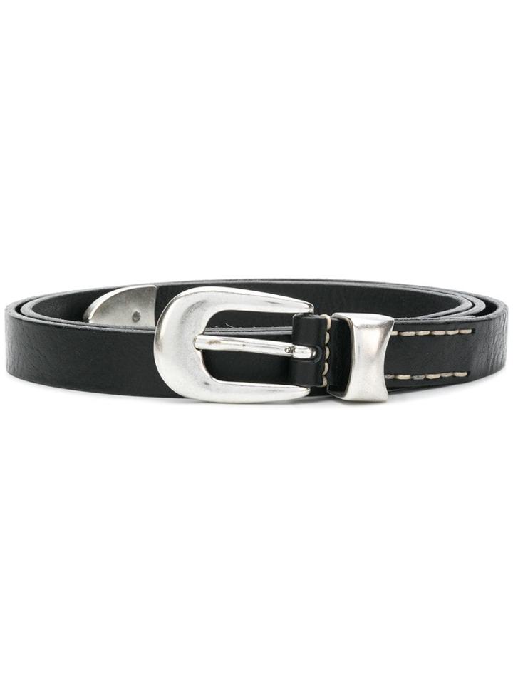 Our Legacy Western Buckle Belt - Black