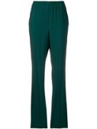 Givenchy Stripe Trim Trousers - Green