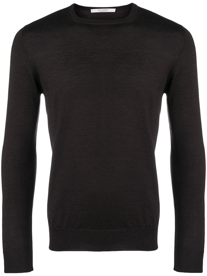 La Fileria For D'aniello Crew Neck Sweater - Brown