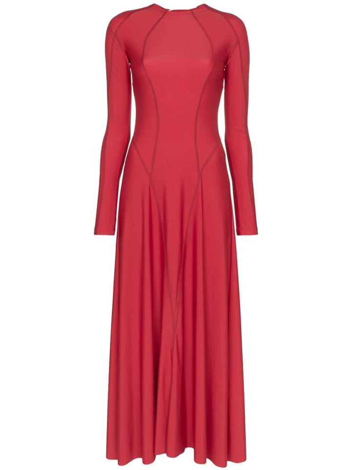 Gmbh Elif Jersey Midi Dress - Red