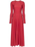 Gmbh Elif Jersey Midi Dress - Red