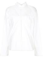 Marni Long-sleeved Ruched Top - White