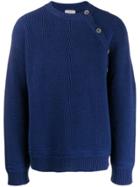Lanvin Ribbed Knit Sweatshirt - Blue