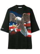Palm Angels Eagle-print T-shirt - Black