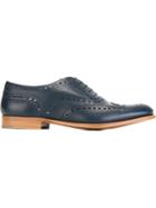 Church S Burwood Brogues, Women's, Size: 38.5, Blue, Calf Leather/leather