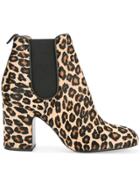 Laurence Dacade Mia Leopard-print Ankle Boots - Multicolour