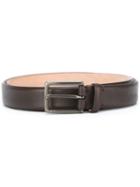 Ermenegildo Zegna Classic Belt, Men's, Size: 110, Brown, Calf Leather