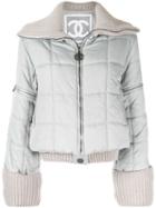 Chanel Pre-owned Sports Line Padded Coat - Grey