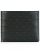 Emporio Armani Logo Emblazoned Portfolio Wallet - Black