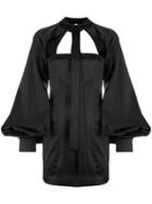 Attico Cut Out Mini Dress - Black