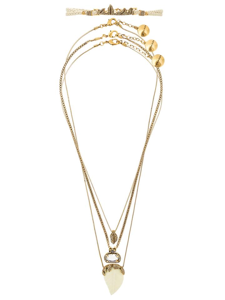 Camila Klein 4-necklace Set - Metallic