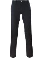Dolce & Gabbana Denim Trousers, Men's, Size: 48, Blue, Cotton/calf Leather/spandex/elastane