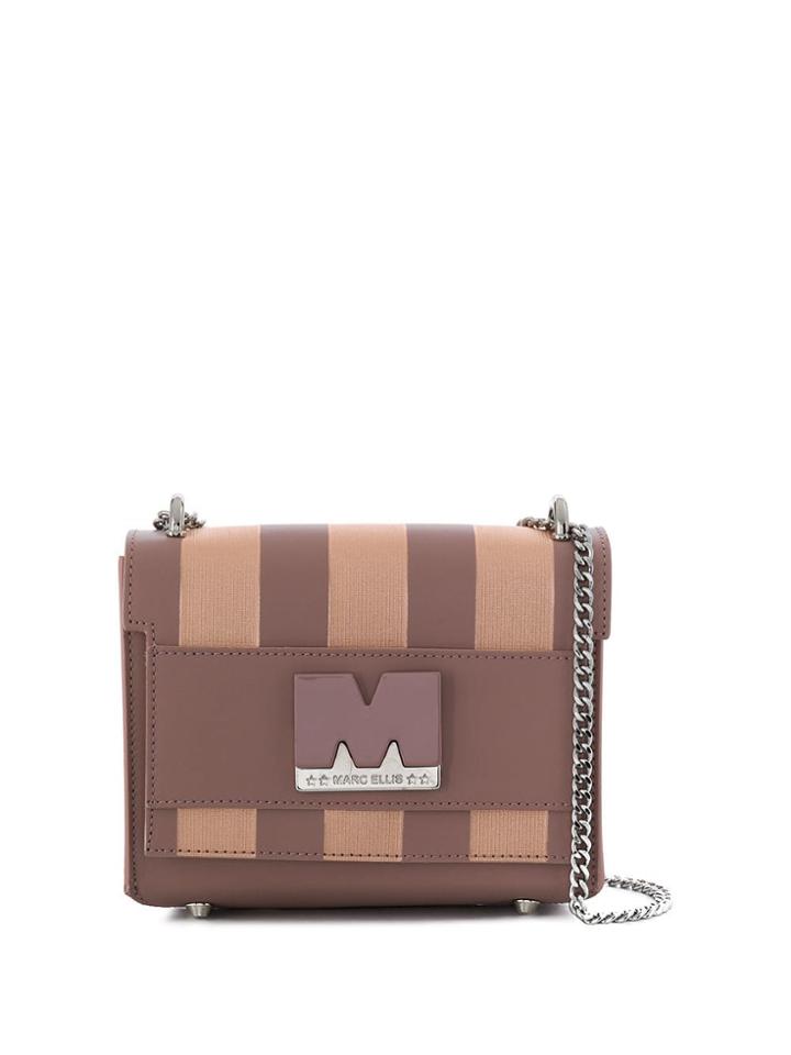 Marc Ellis Panelled Shoulder Bag - Pink