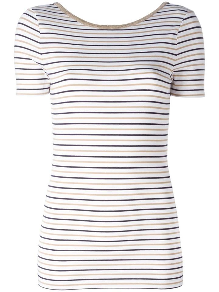 Michael Michael Kors Striped T-shirt - Nude & Neutrals